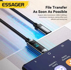 Cable USB-C Essager 240W con Pantalla Digital (2M)